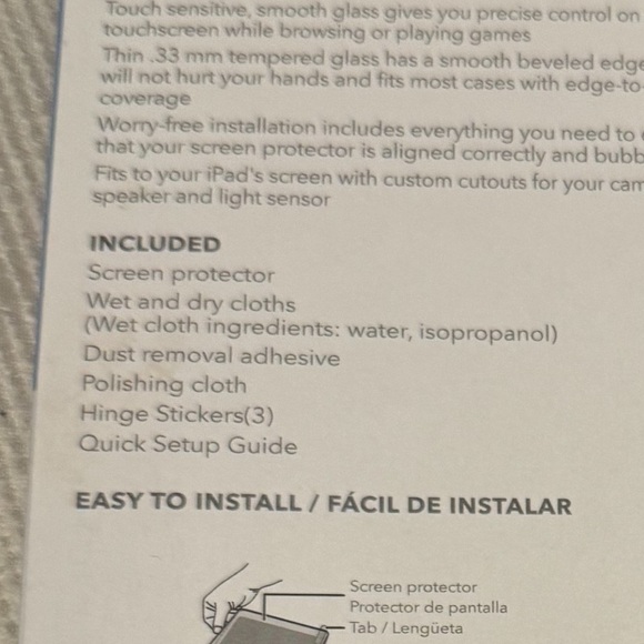 Insignia iPad Hard‎ Screen Protector. New in box. 10th Generation.9H Hardness. - Picture 10 of 11